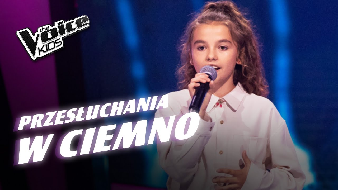 Julka Twardygrosz &ndash; &bdquo;Melodia ta&rdquo; - Przesłuchania w ciemno | The Voice Kids Poland 8