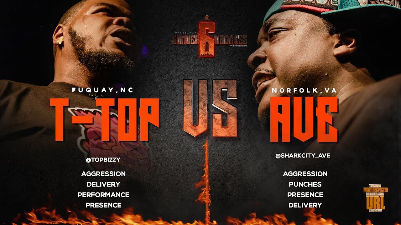 T-TOP VS AVE SMACK/ URL RAP BATTLE | URLTV