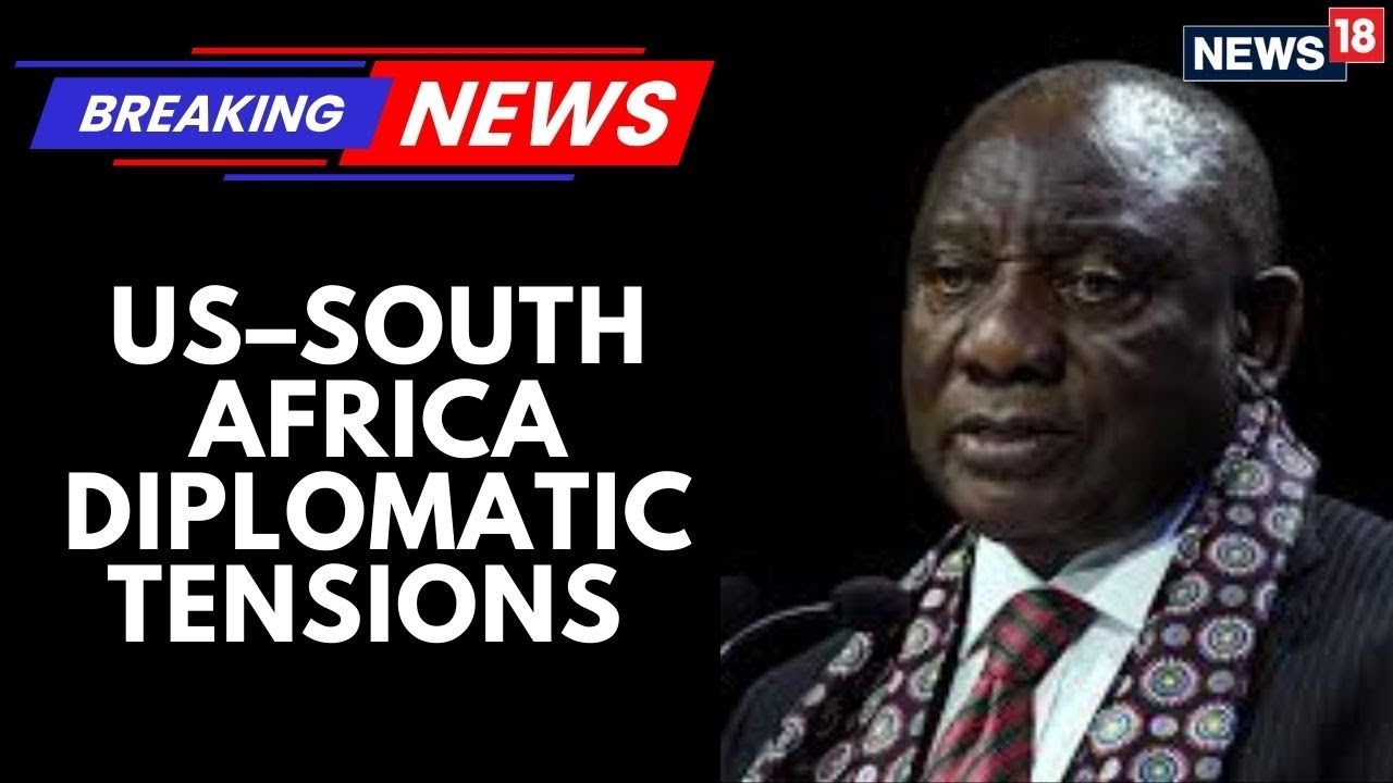 US&ndash;South Africa Diplomatic Tensions 2025 | Ramaphosa: Trump's Absence Is Regrettable | News18