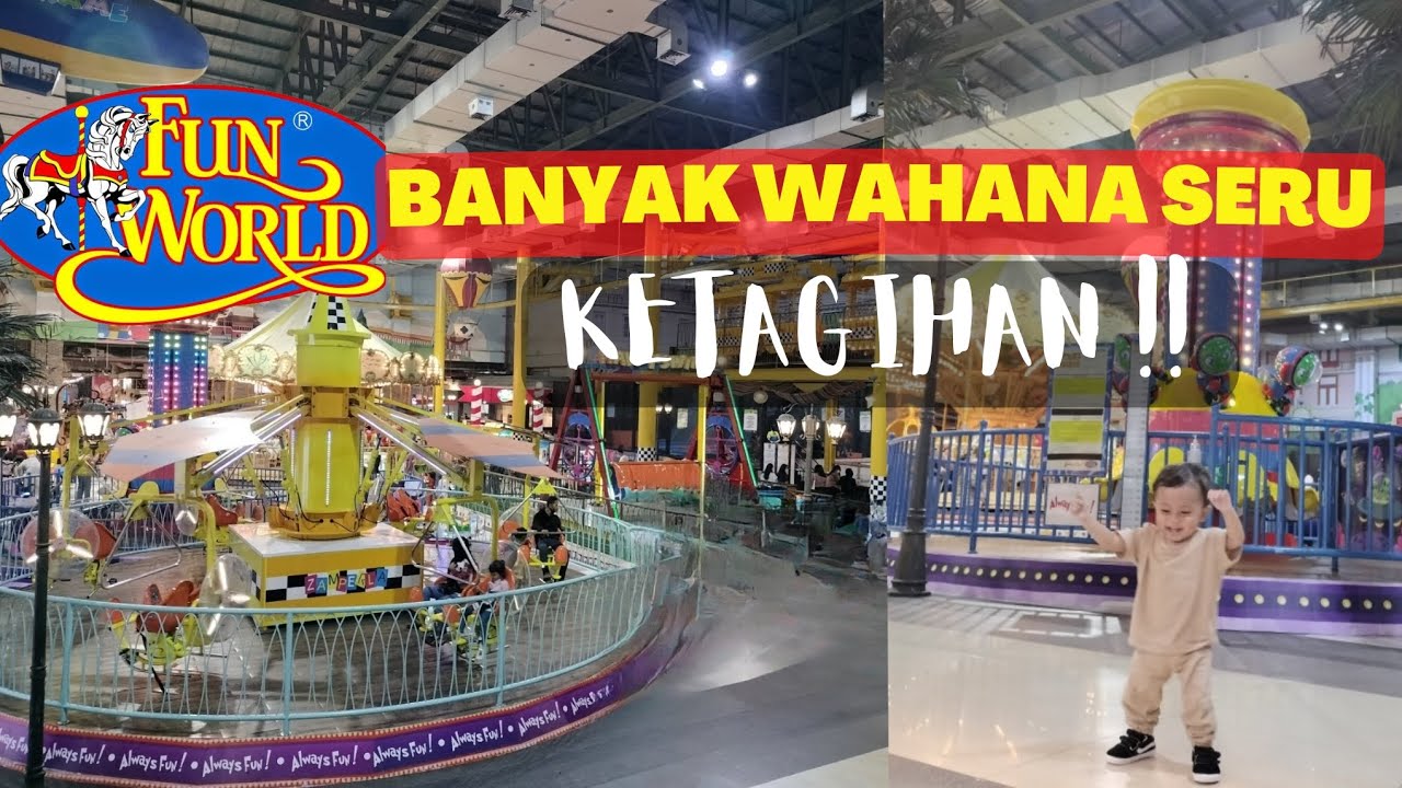 RAFISQI MAIN KE FUNWORLD TANGCITY MALL MAINAN SUPER KEREN DAN CANGGIH