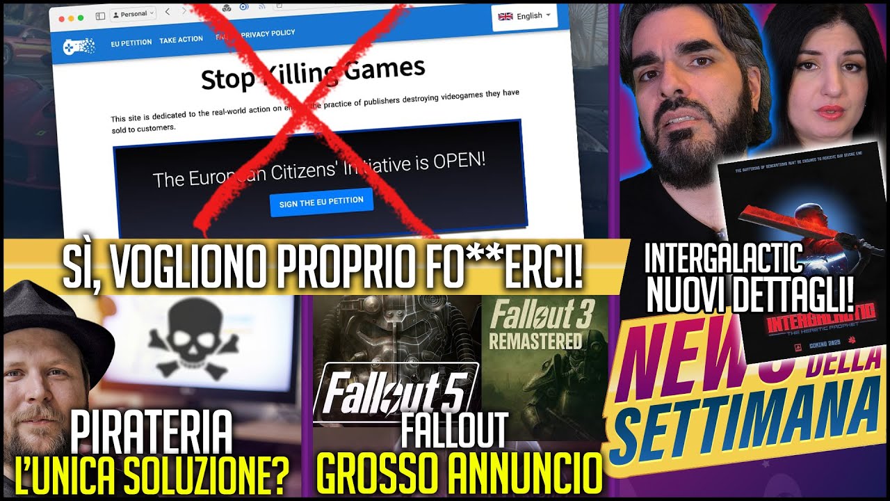 S&Igrave;, VOGLIONO PROPRIO FO**ERCI | SAREMO COSTRETTI A PIRATARE I GIOCHI? | FALLOUT: GROSSO ANNUNCIO!