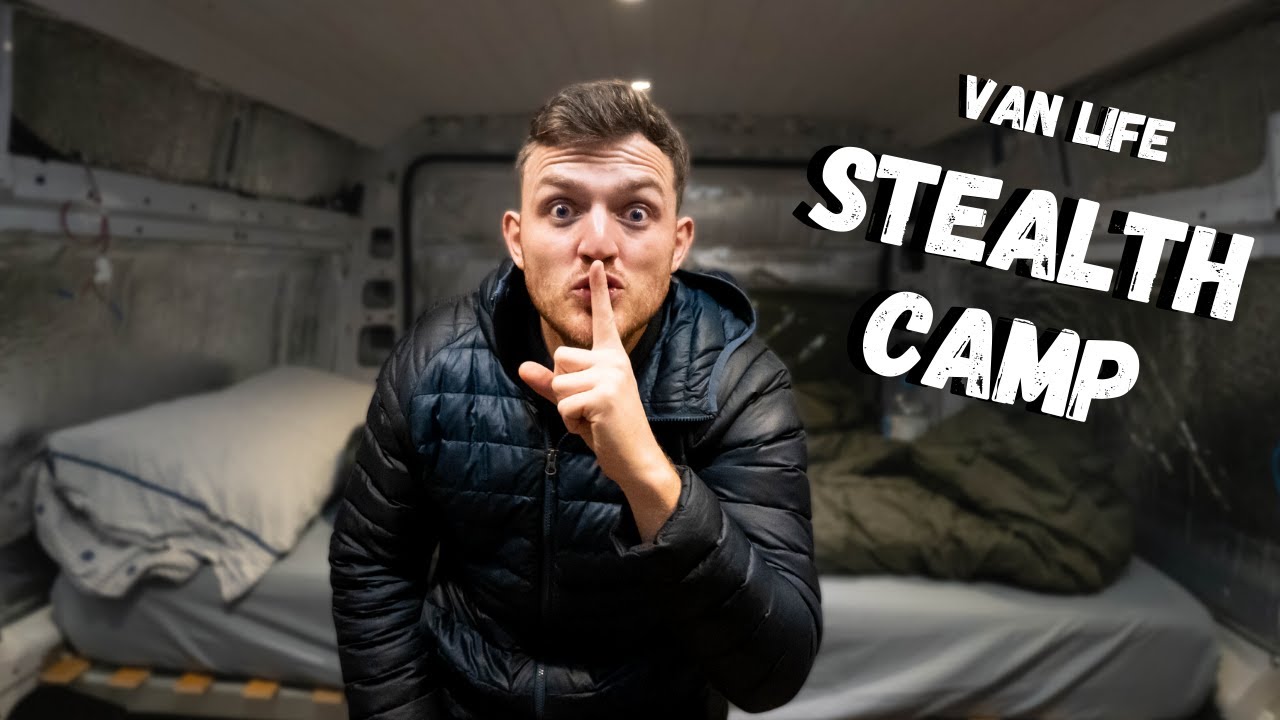 VAN LIFE SUPERMARKET STEALTH CAMP