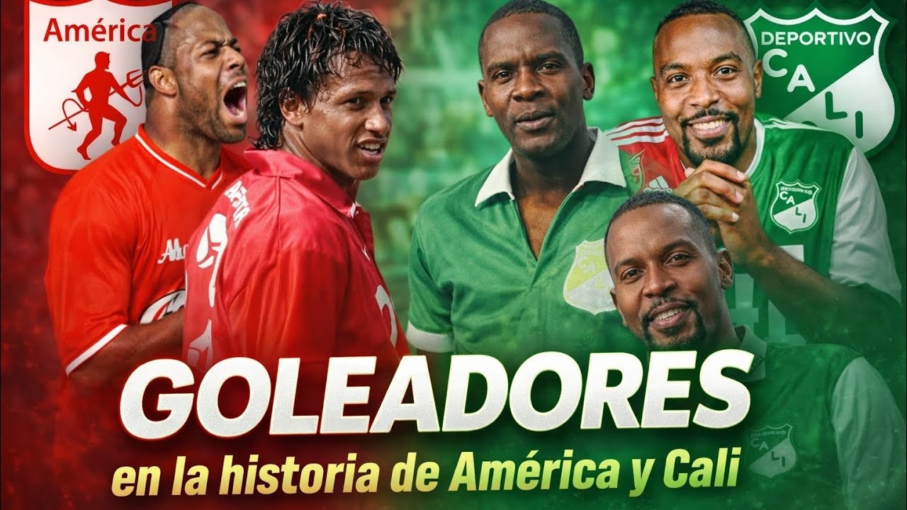 GOLEADORES DE AMERICA, CALI Y SELECCIÓN COLOMBIA.