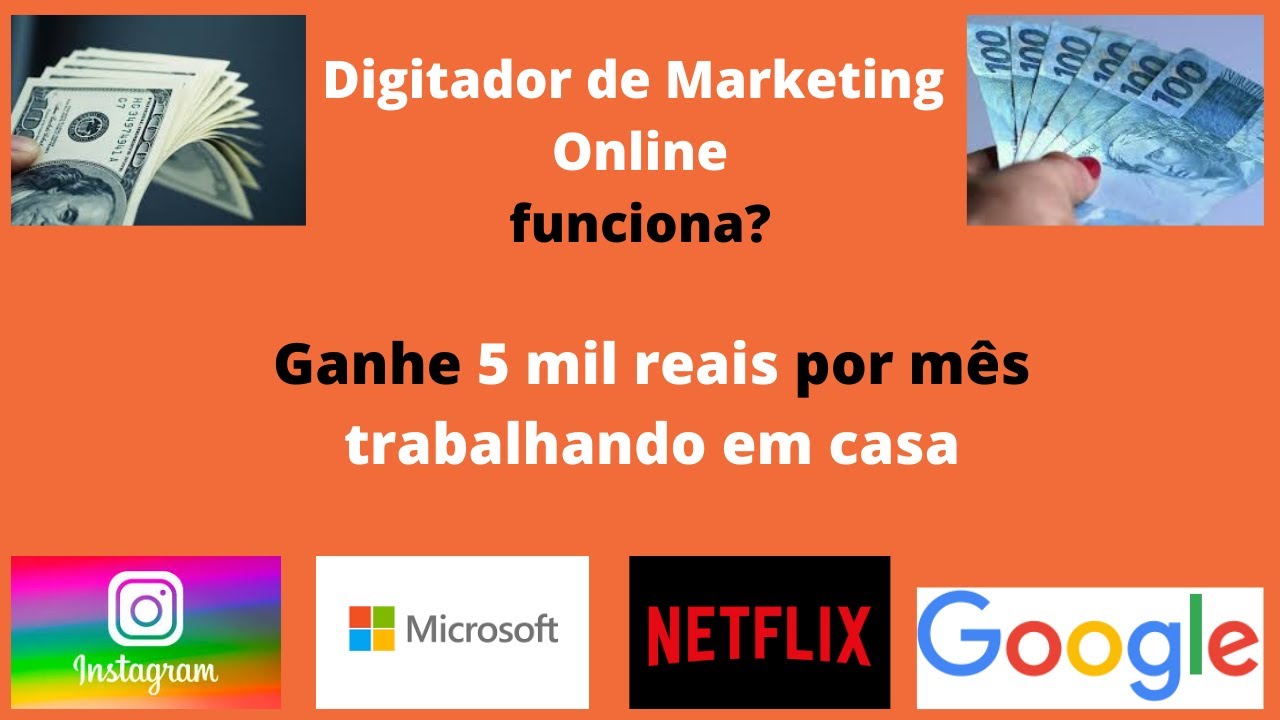Digitador de Marketing online funciona ?  Veja meus resultados