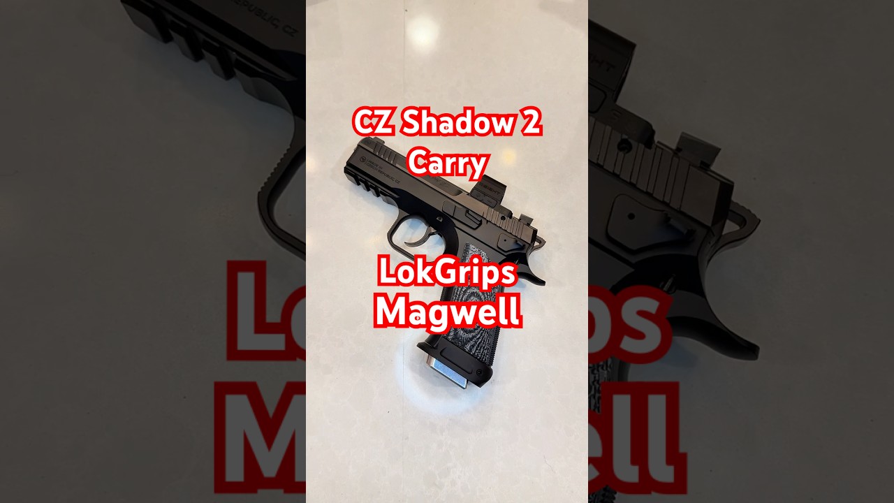 Install LokGrips Magwell and Grip Panels on CZ Shadow 2 Carry #czshadow2 #lokgrips