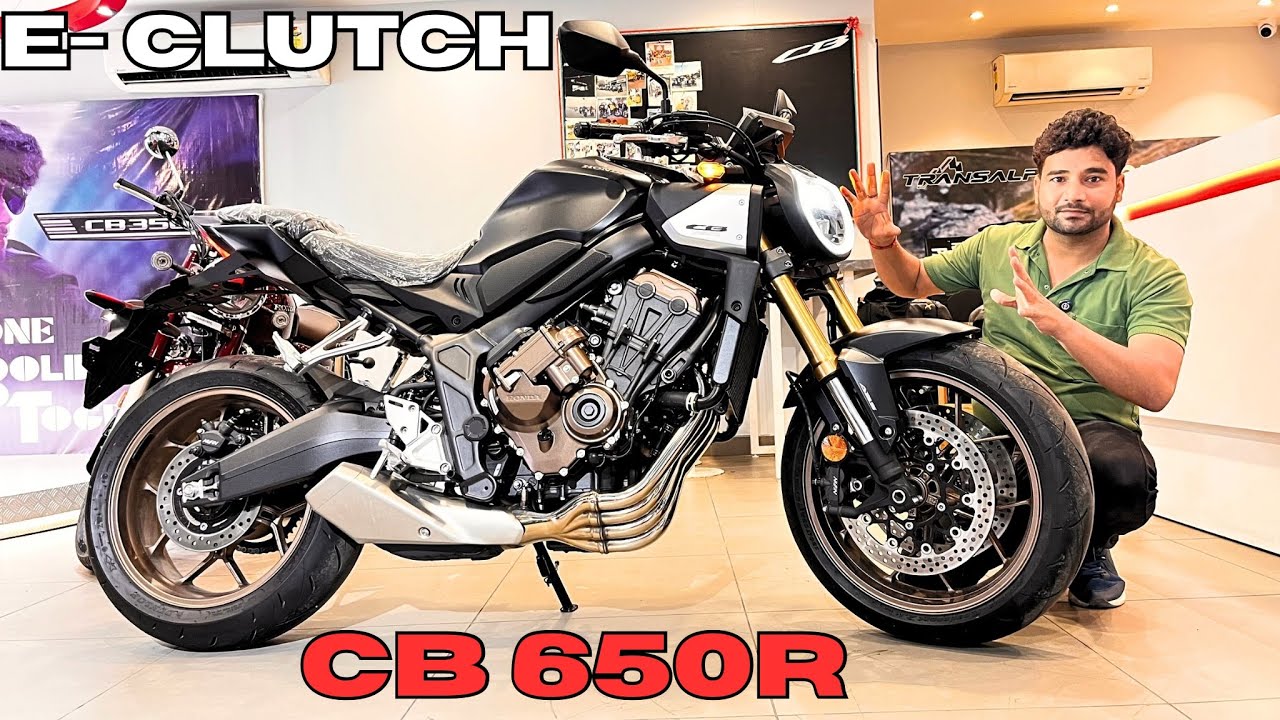 2025 E-Clutch Honda CB 650R Detailed Review On Road Price E Clutch Features Looks & Exhaust Sound