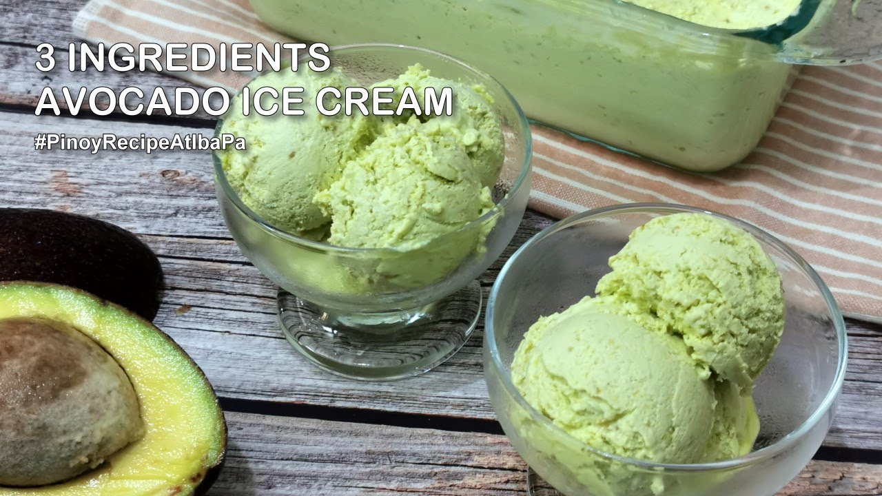 Avocado Ice Cream Recipe |  3 Ingredients Ice Cream | No Ice Cream Maker