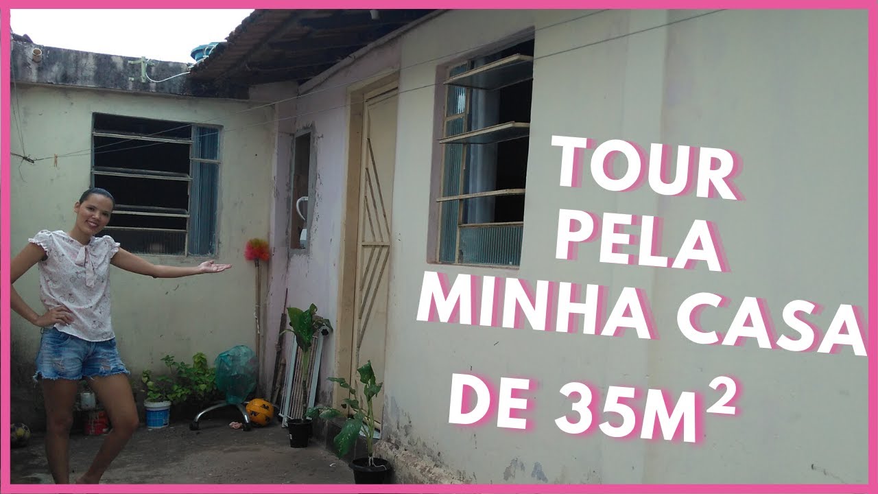 TOUR PELA MINHA CASA SIMPLES E HUMILDE DE 35 METROS - EP. 193