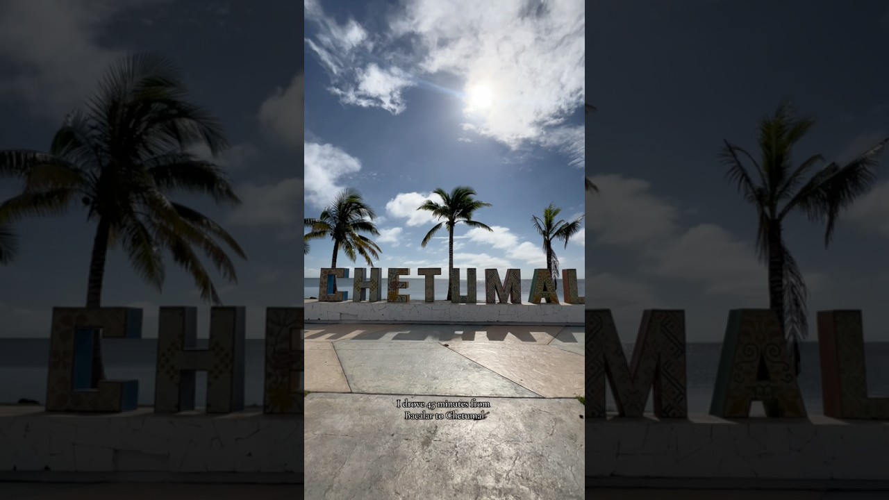 🌞CHETUMAL🌴#chetumal #quintanaroo #quintanaroomexico #belize #bacalar #roadtrip #solotravel #mexico
