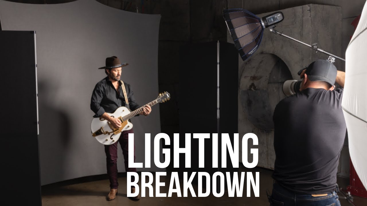 Lighting Dynamic Portraits for an Album Cover