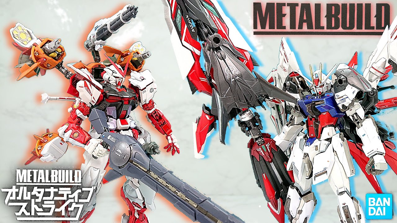 (METAL BUILD) 新規バックパックで装備交換！ アストレイレッドフレーム改&ストライク Weapon change, ASTRAYREDFRAME KAI & STRIKE GUNDAM