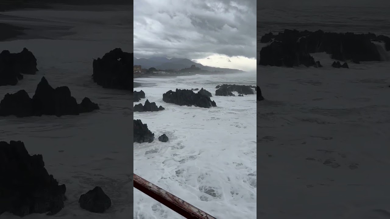 Storm in the Tyrrhenian Sea! #shorts #sea #tyrrhenian #storm #italy #scalea #италия