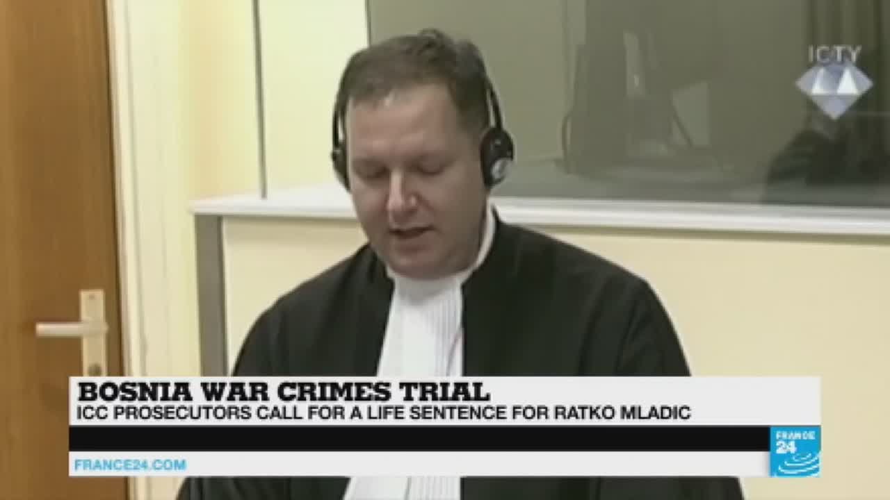 Bosnia war crimes trial: 'Life sentence request for Ratko Mladic not a surprise'