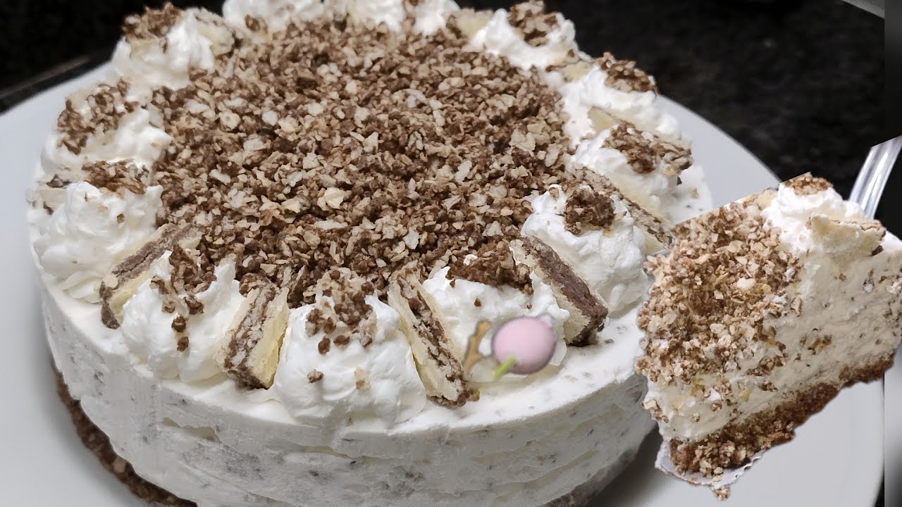 Холодный летний чизкейк за 5 минут со сливками и вафлями: восхитительный, без выпечки и геля