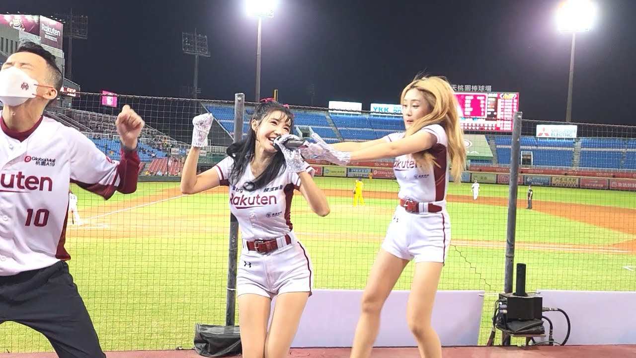 【勁豪 楊晉豪】Rakuten girls 若潼 筠熹 紫庭 慧慧 九局下接力帶動全場喊楊晉豪應援口號彩蛋篇 20220921