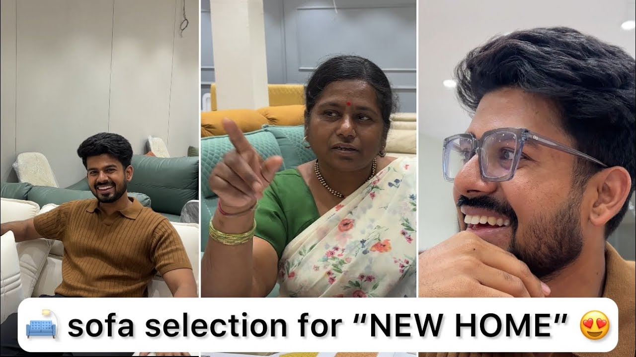 🏠 New home sathi kela ha sofa final ?🛋️ 😍| mummy majhyavar chidali 😜| Akshay Athare | 