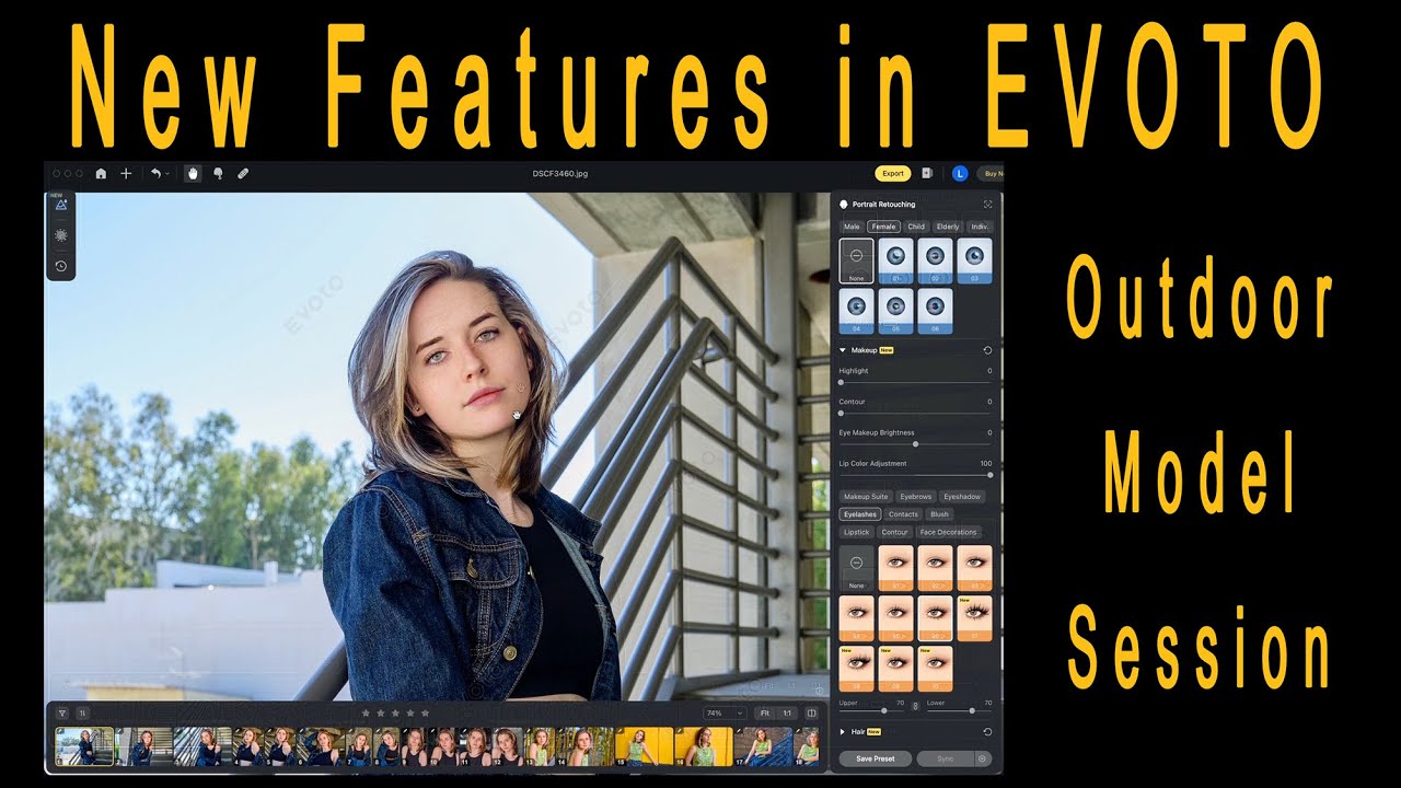 Evoto's New Features- Outdoor Model Session