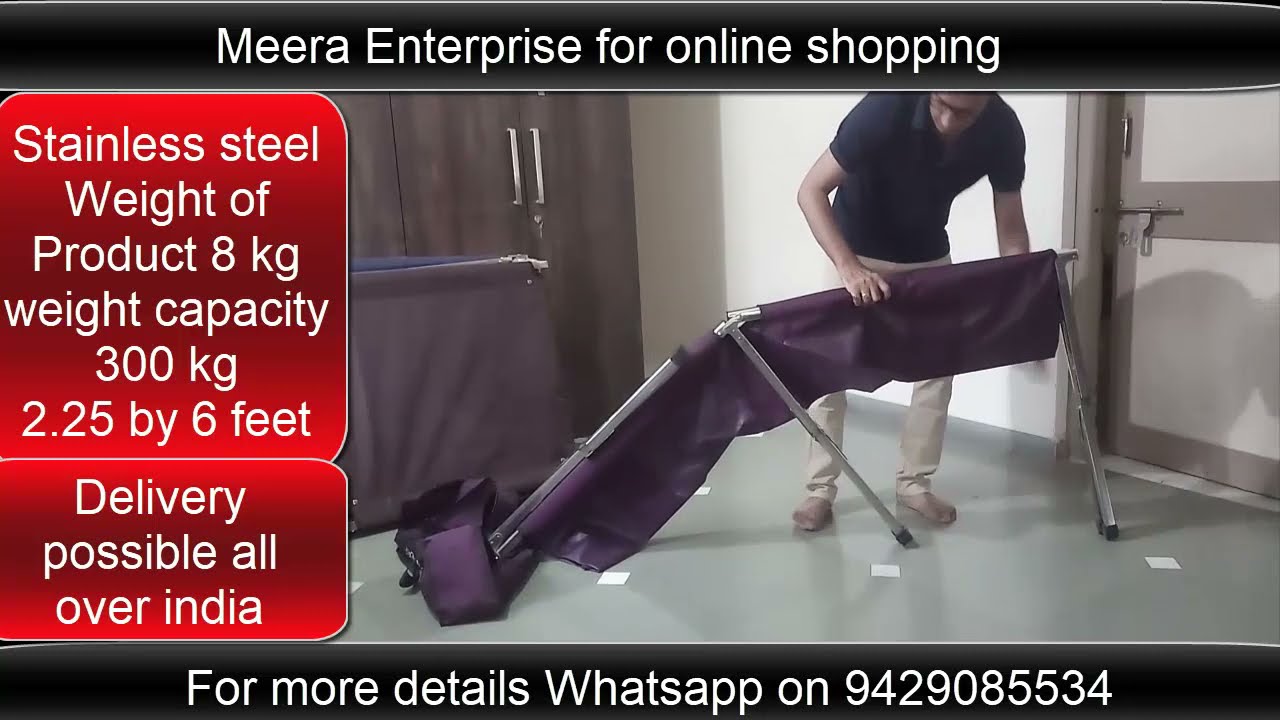Folding Bed | in Reasonable price| Unboxing| Easy to Use| Compact| foldable bed| purchase it now