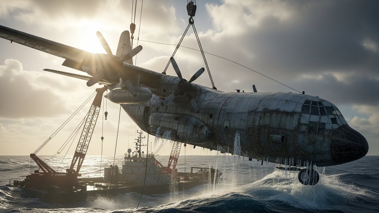 This Abandoned Military Aircraft Was Lifted From the Ocean — What They Found Shocked Everyone