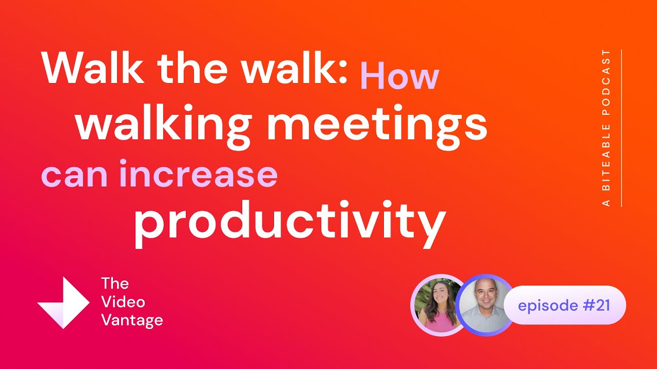 21. Walk the walk: How walking meetings can increase productivity