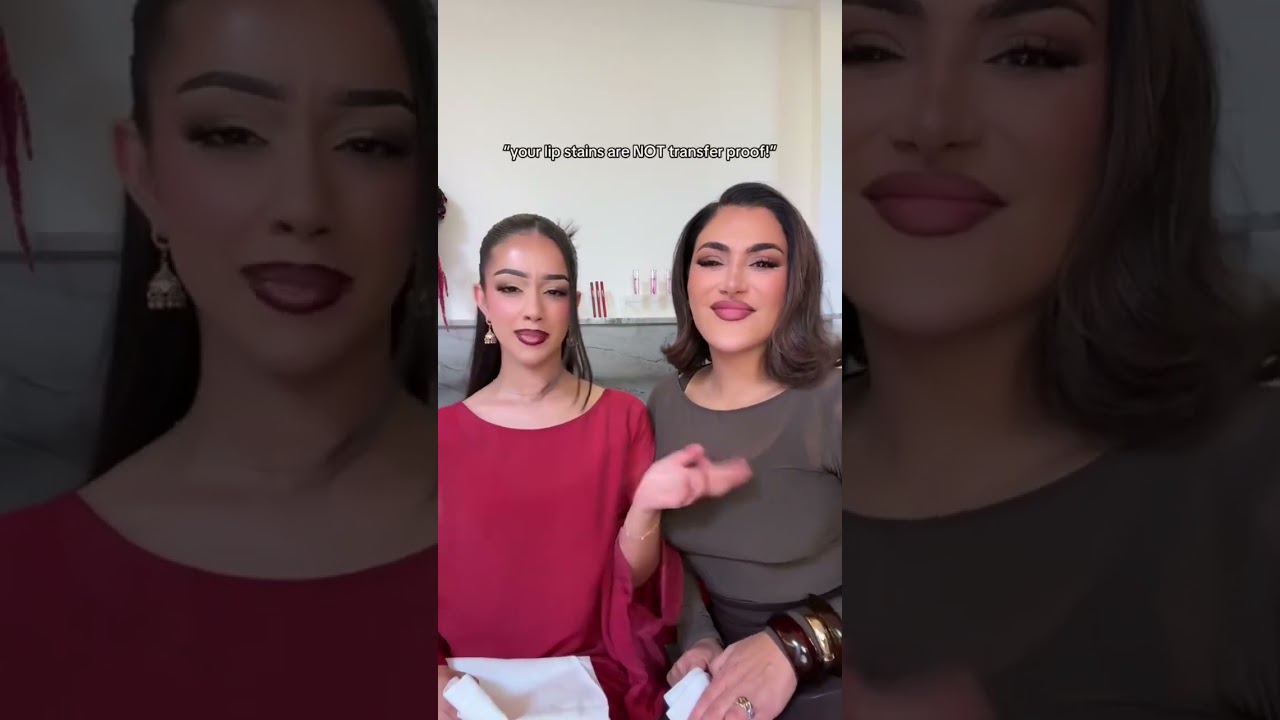 Lip that doesn&rsquo;t move all day 💋 Transfer-proof tested with the gorgeous @Aatifaarshad 💖