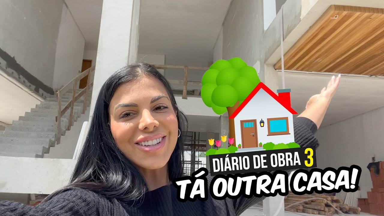 A CASA NOVA JÁ TÁ COM GESSO - DIÁRIO DE OBRA 3