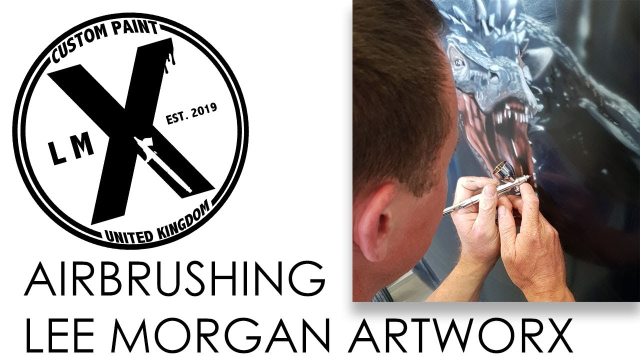 AIRBRUSHING AS A CUSTOM PAINTER AT LEE MORGAN ARTWORX
