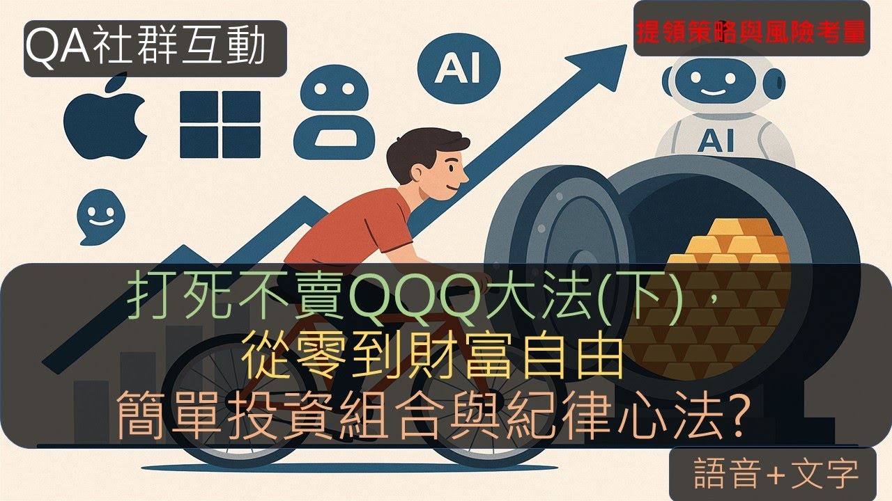 S23EP37| 打死不賣QQQ大法(下)，從零到財富自由，簡單投資組合與紀律心法?