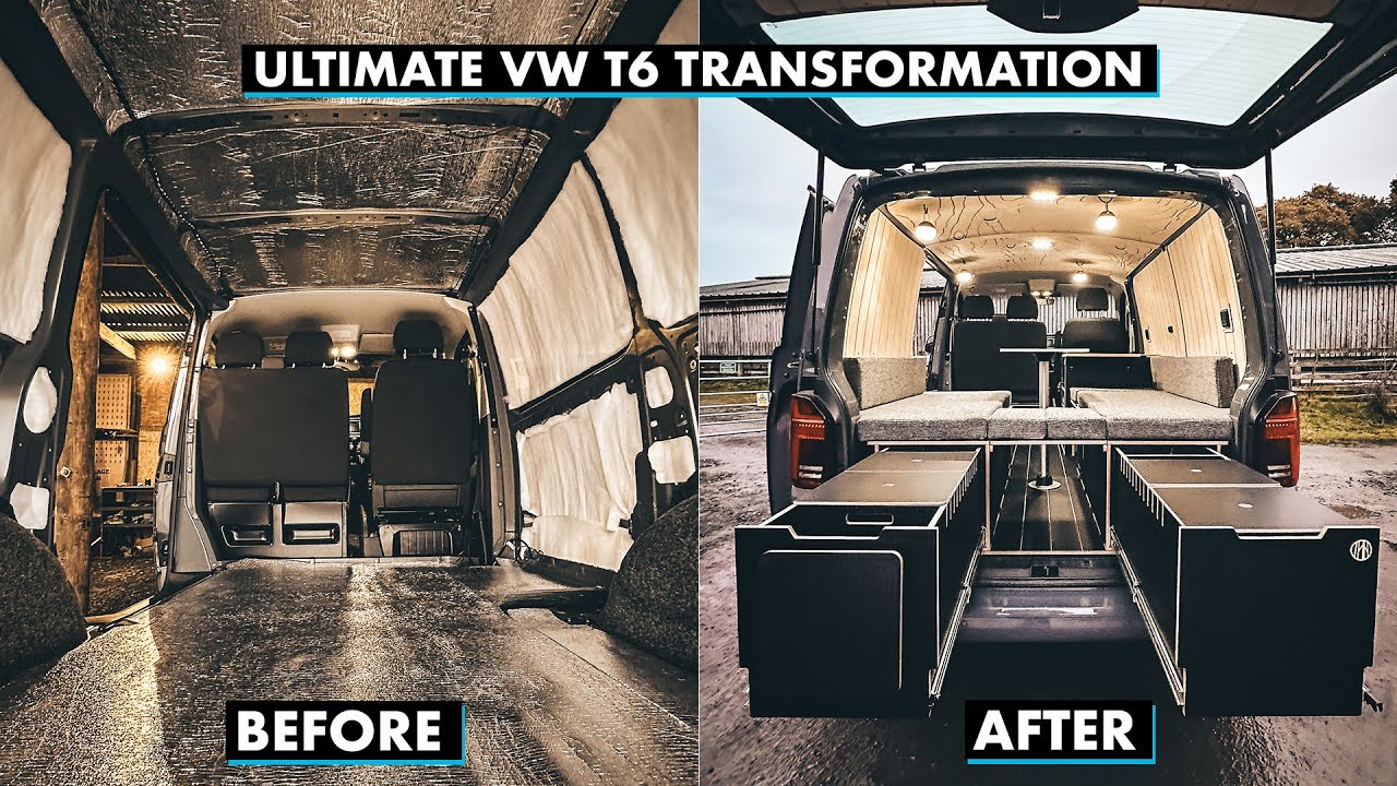 Ultimate VW T6 Transformation: From Blank Canvas to Adventure-Ready Camper!