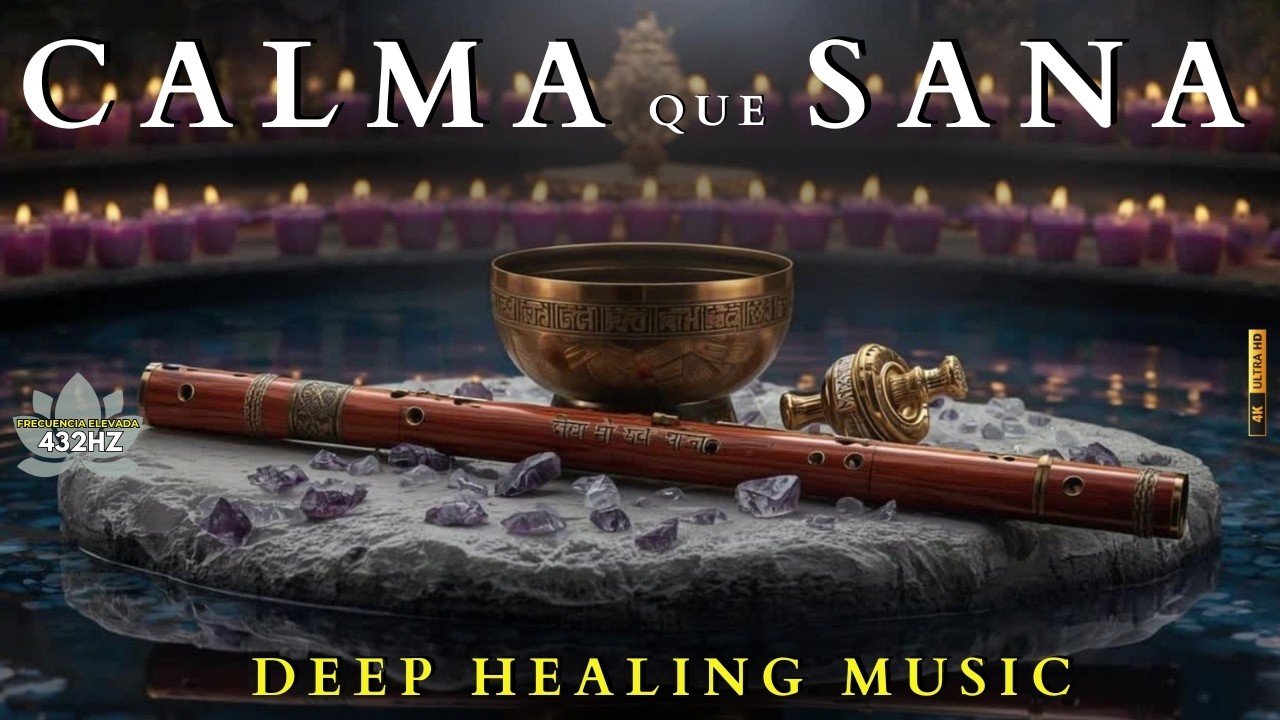 432Hz Calma que Sana | Disuelve lo que ya no Eres | Deep Healing Music 4K