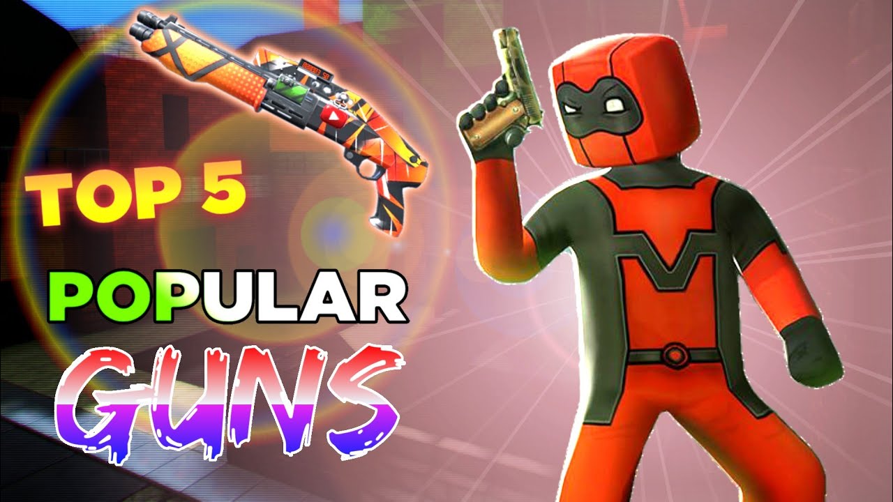 KUBOOM 3D | TOP 5 POPULAR GUNS 🔥