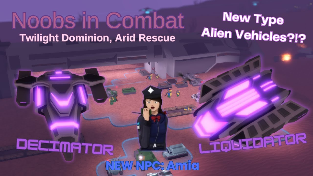 New Type of Aliens! | Noobs in Combat | Arid Rescue | Twilight Dominion