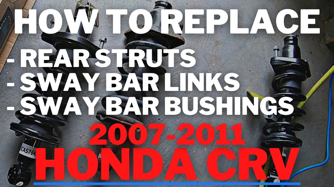 Как заменить задние стойки Honda CRV 2007-2011