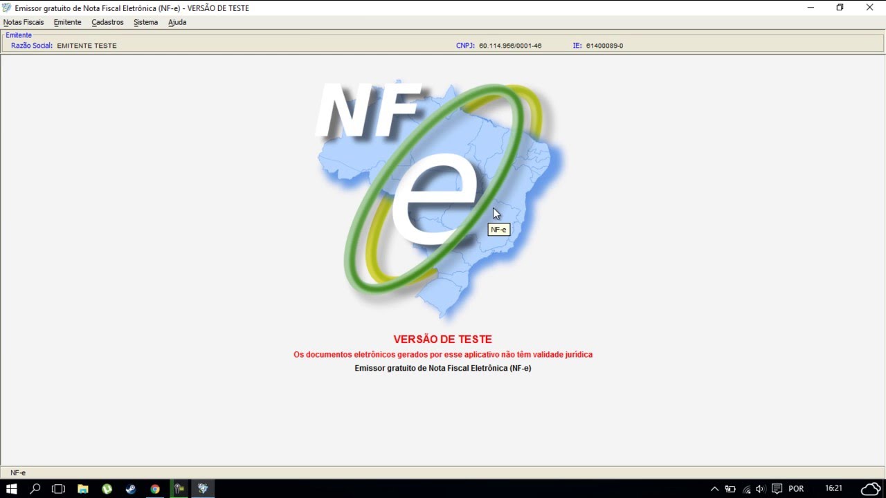 Emissor Gratuito de NFe(3.1) - Download e Instala&ccedil;&atilde;o
