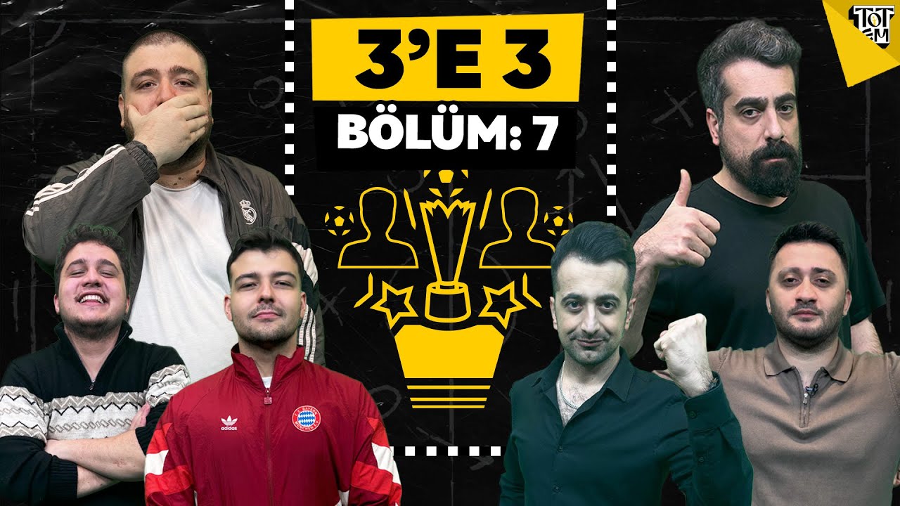 ÇEKİRDEKÇİ TAYFA | CİHAT AKBEL & @HTalksYoutube | 3'e 3 | YARIŞMA #7