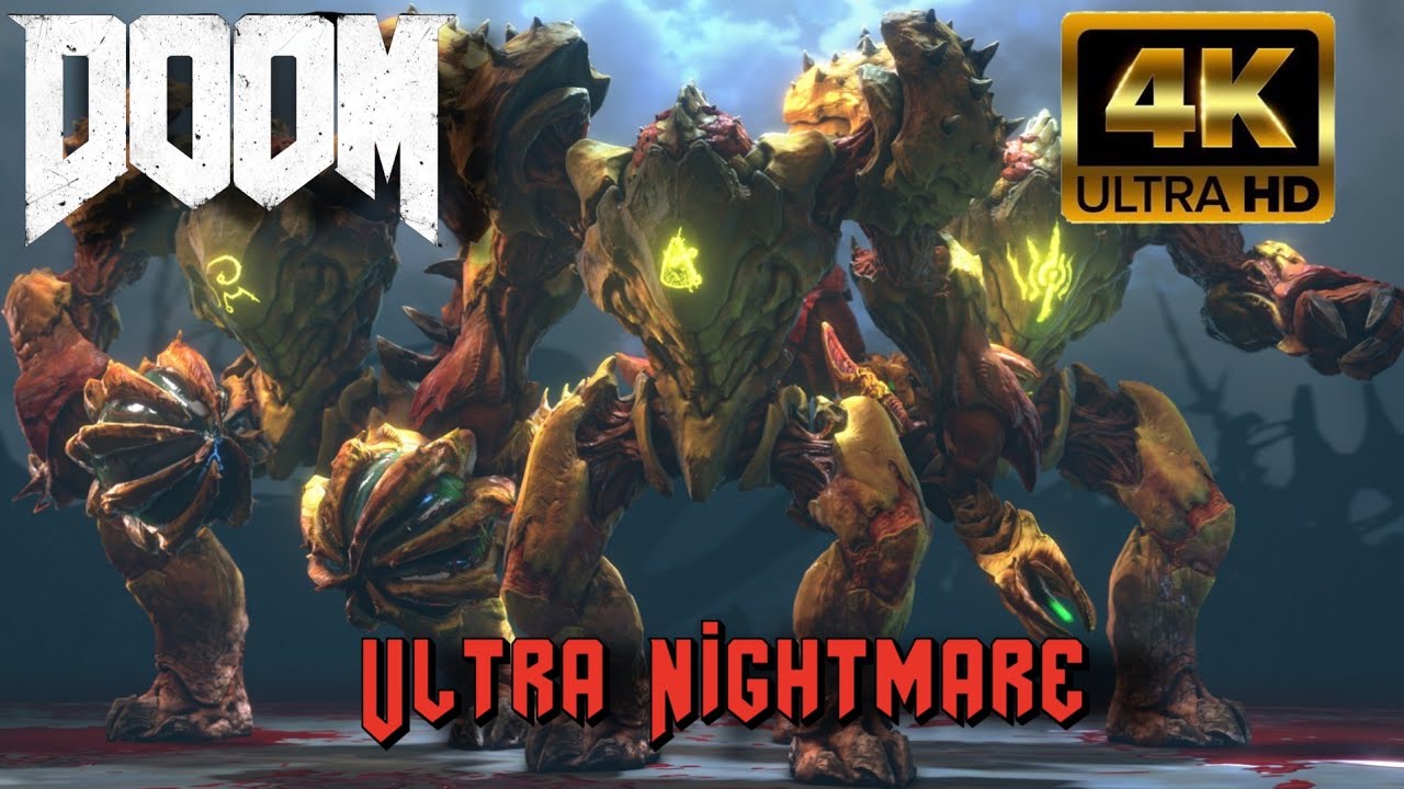 DOOM (2016) Boss - Hell Guards (Ultra Nightmare) 4K/60FPS