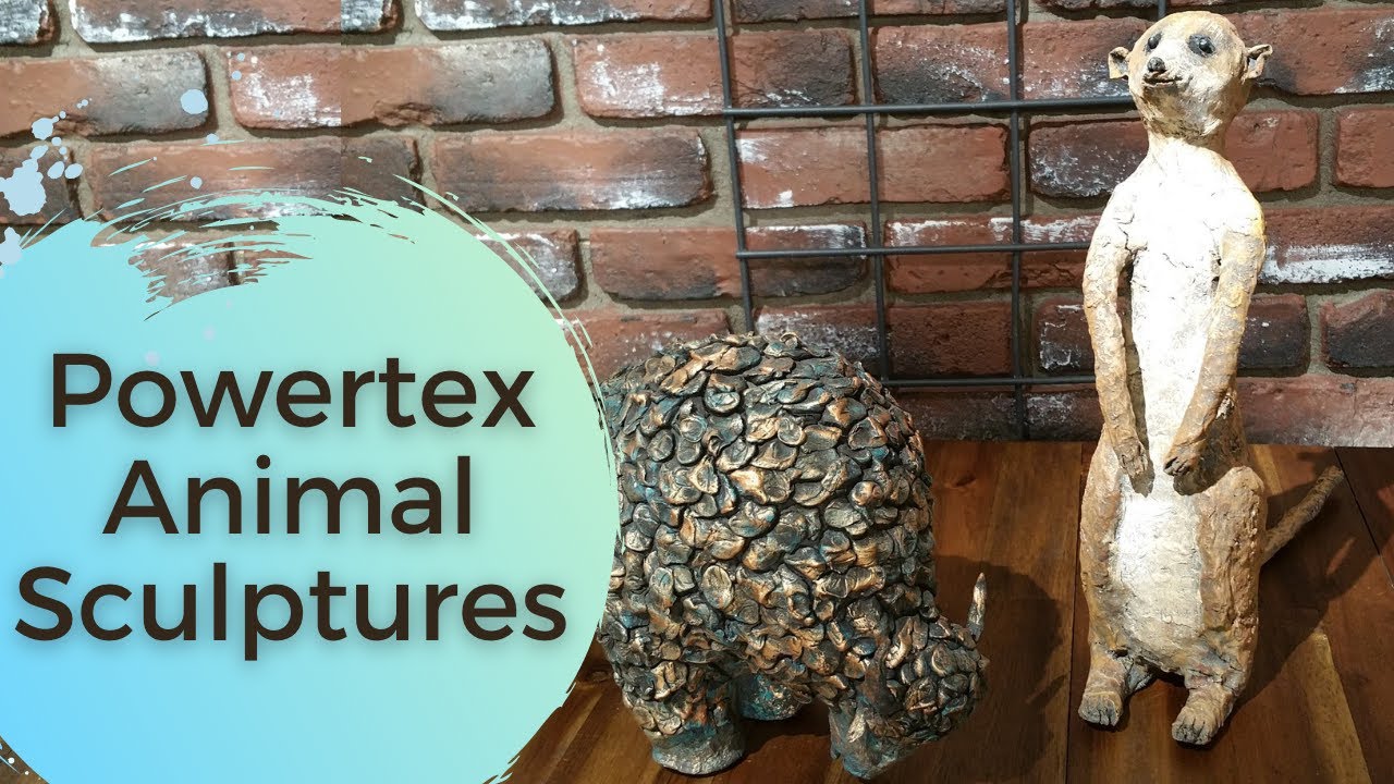 Create easy Animal Sculptures using Powertex; No Kiln Needed