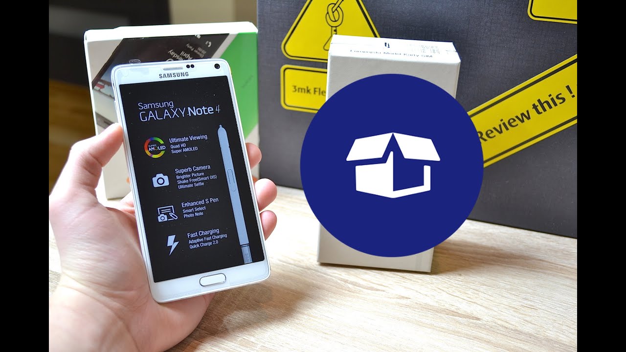 Samsung Galaxy Note 4 (N910C) - Rozpakowanie Unboxing PL