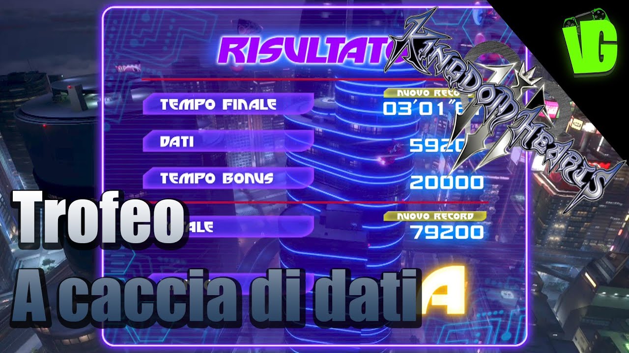 Kingdom Hearts 3 - Guida Minigiochi - Trofeo a caccia di dati