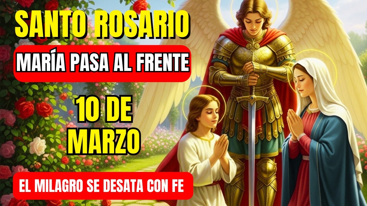 Santo Rosario Meditado 📿 Nuestra Señora Desatadora de los Nudos y San Miguel Interceden por Ti