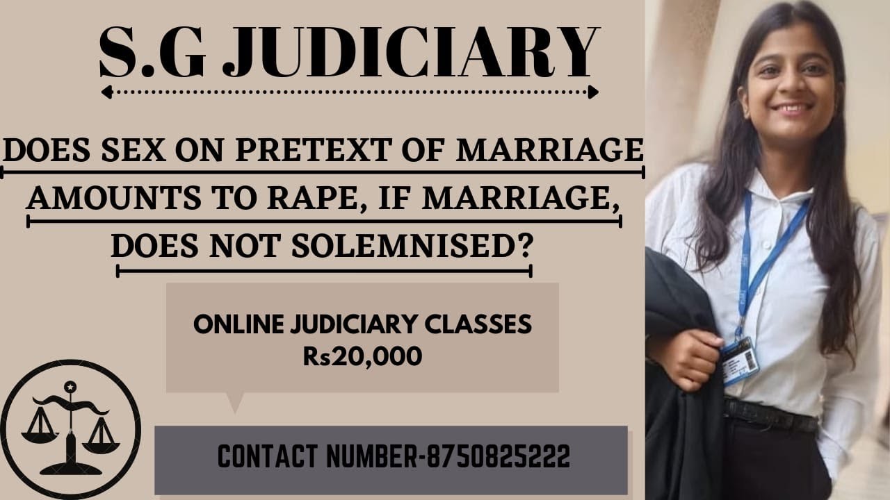 DOES SEX ON PRETEXT OF MARRIAGE AMOUNTS TO RAPE ,IF MARRIAGE DOES NOT SOLEMENISED ?