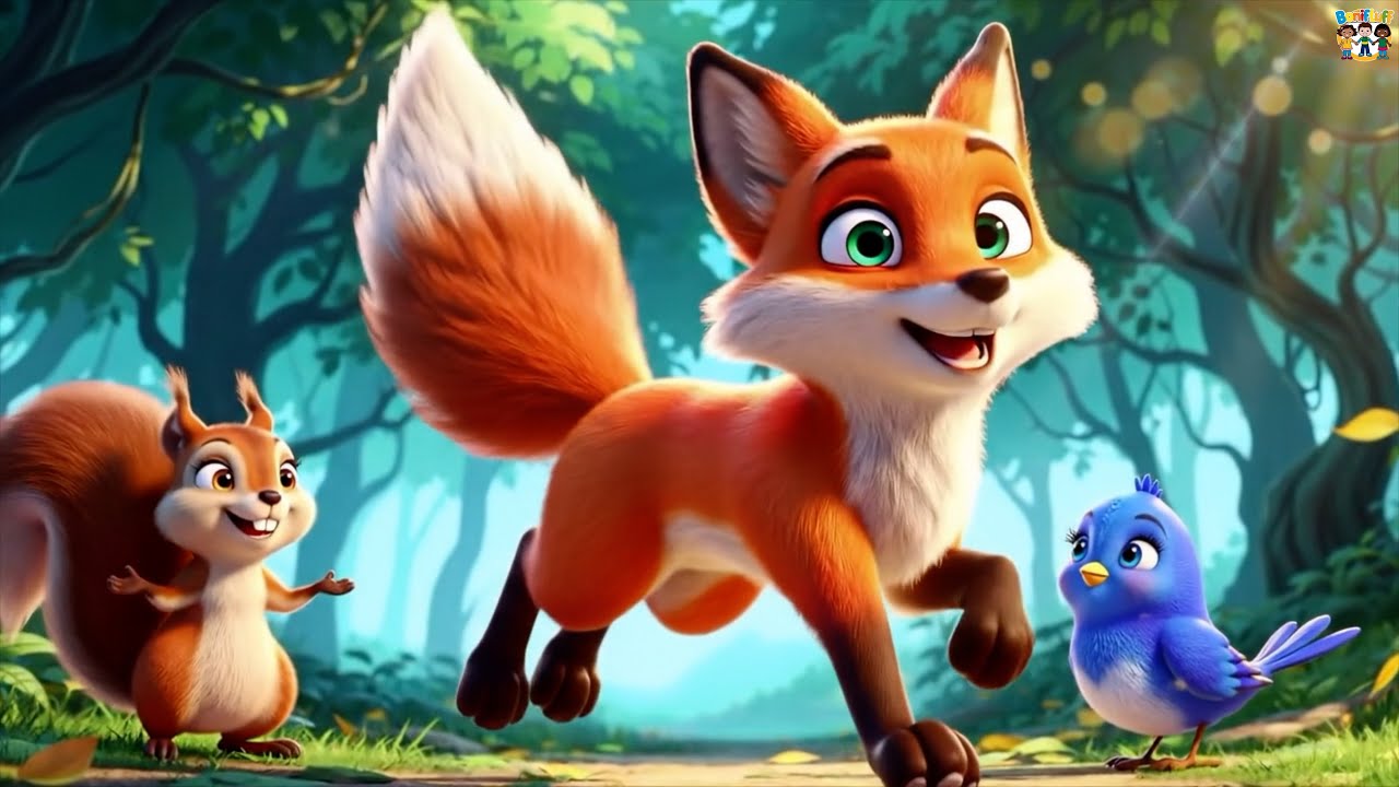 🦊🌳 Tilki Tilki Hopluyor &Ccedil;ocuk Eğlencesi! Ormanda Koşuşturma! 😄