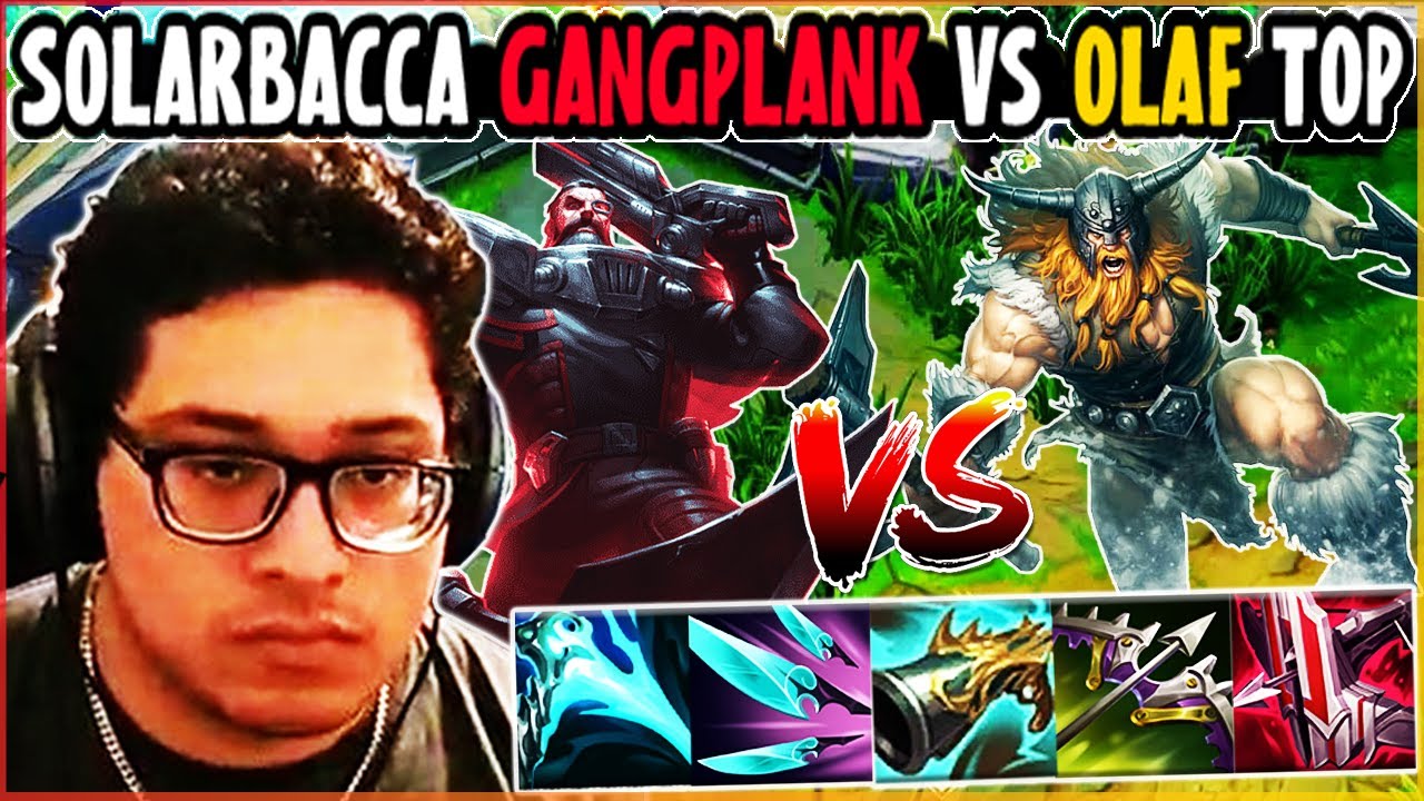 SOLARBACCA Gangplank Vs Olaf Top - NA Grandmaster - Patch 14.5