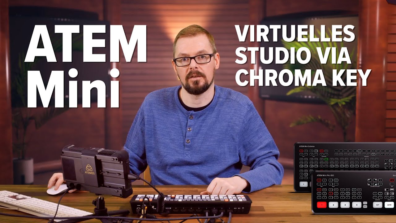 ATEM Mini - Virtuelles Studio einrichten | So einfach geht's!