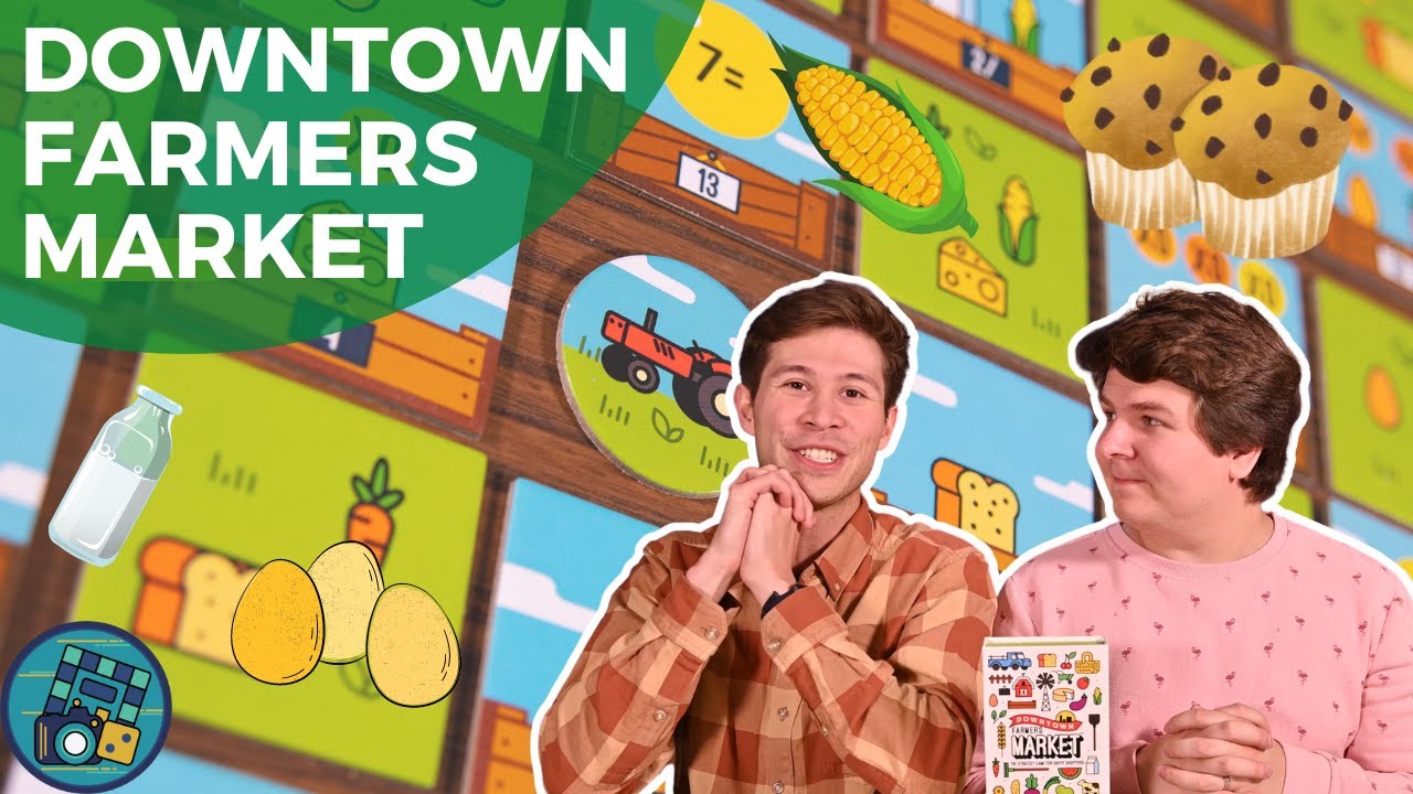 Downtown Farmers Market | Tile Placement of Fresh Ingredients! | Overview & Review (Episode #64)