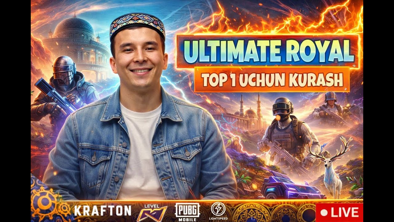 🔴PUBGLIVE ULTIMATE ROYAL 5K SOON