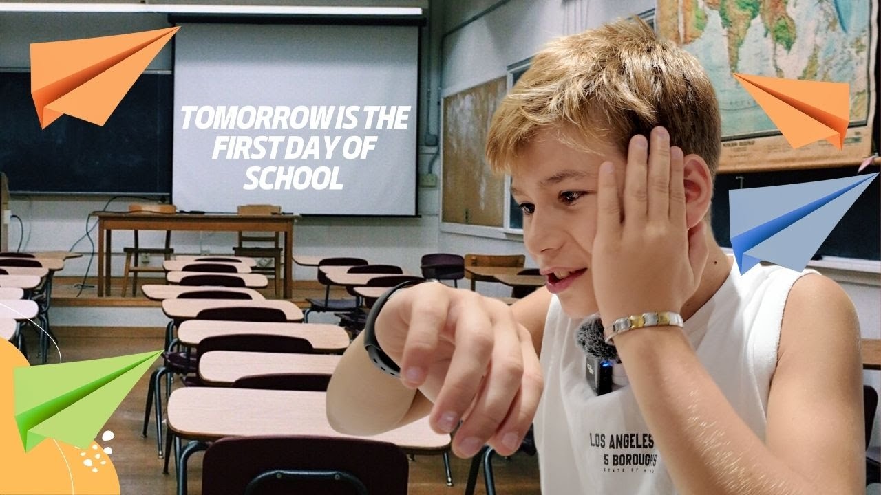 Watch Yusuf’s exciting preparations before his very first day at school! 🤩