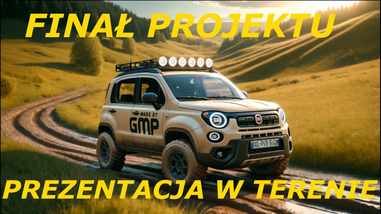 Fiat Panda 4x4 off road prezentacja