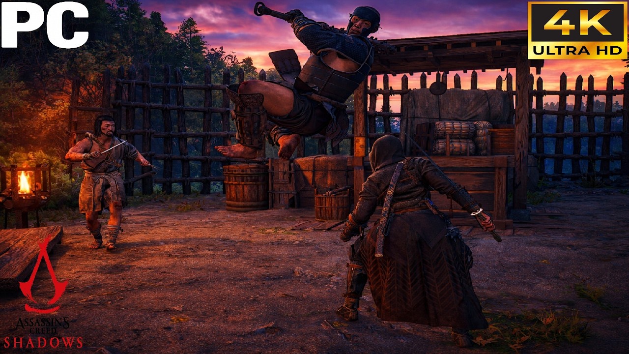 Assassin’s Creed Shadows – Stealth & Brutal Assault on Inariyama Garrison