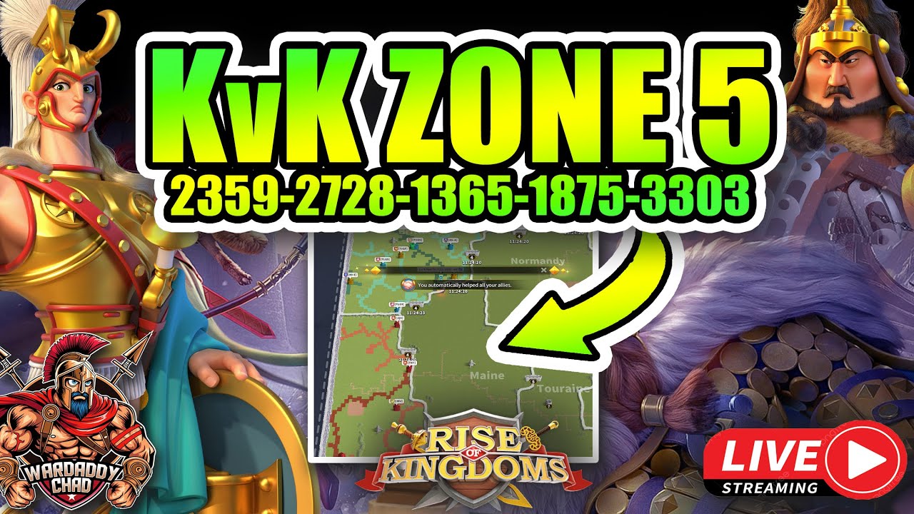 Part 2 Zone 5 Opening: Massive KvK Orleans [2359-3303-1365-1875-2728] - Rise of Kingdoms